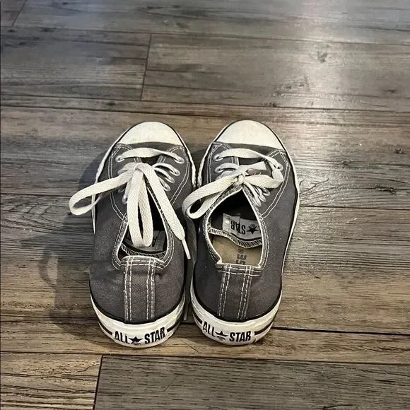 Converse Charcoal and White Low-Top Sneakers - Picture 4 of 8